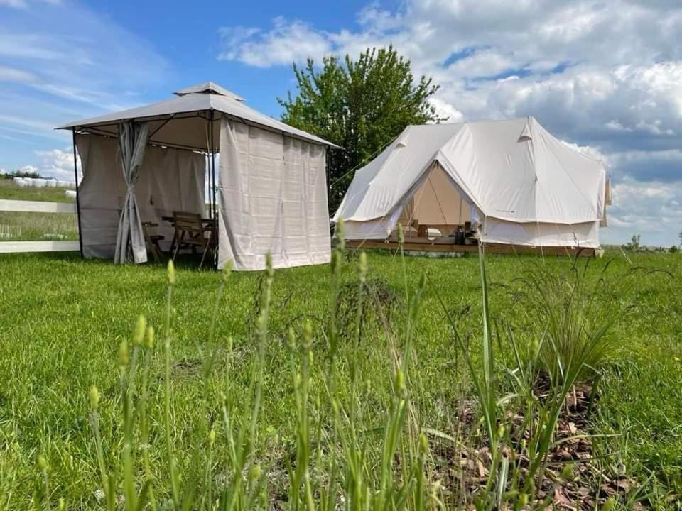 Glamping Nad Jeziorem Hotel Nowe Guty Ngoại thất bức ảnh